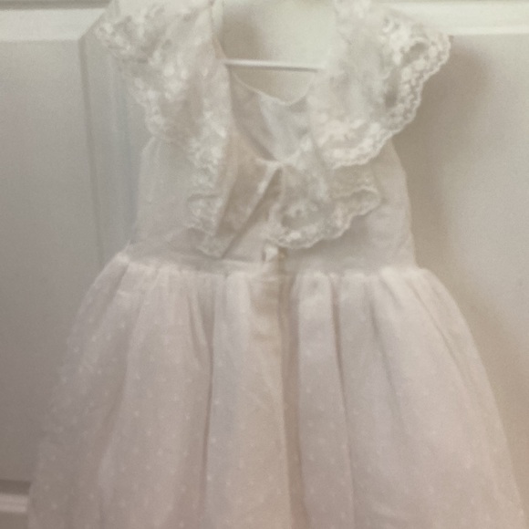 Janie and Jack organza dot special occasion dress - Picture 3 of 3